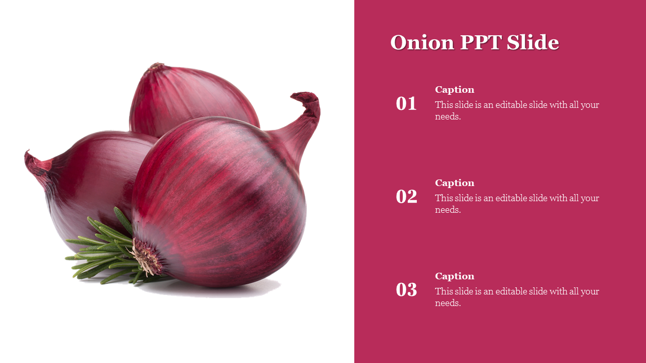 Onion PPT Slide